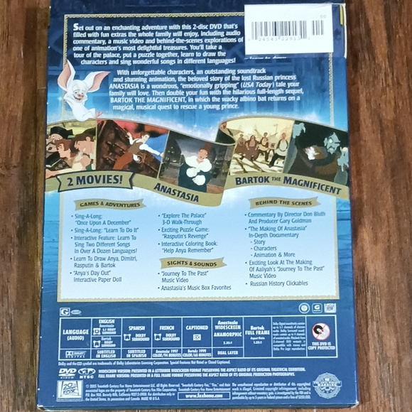 ANASTASIA on DVD - Picture 2 of 2